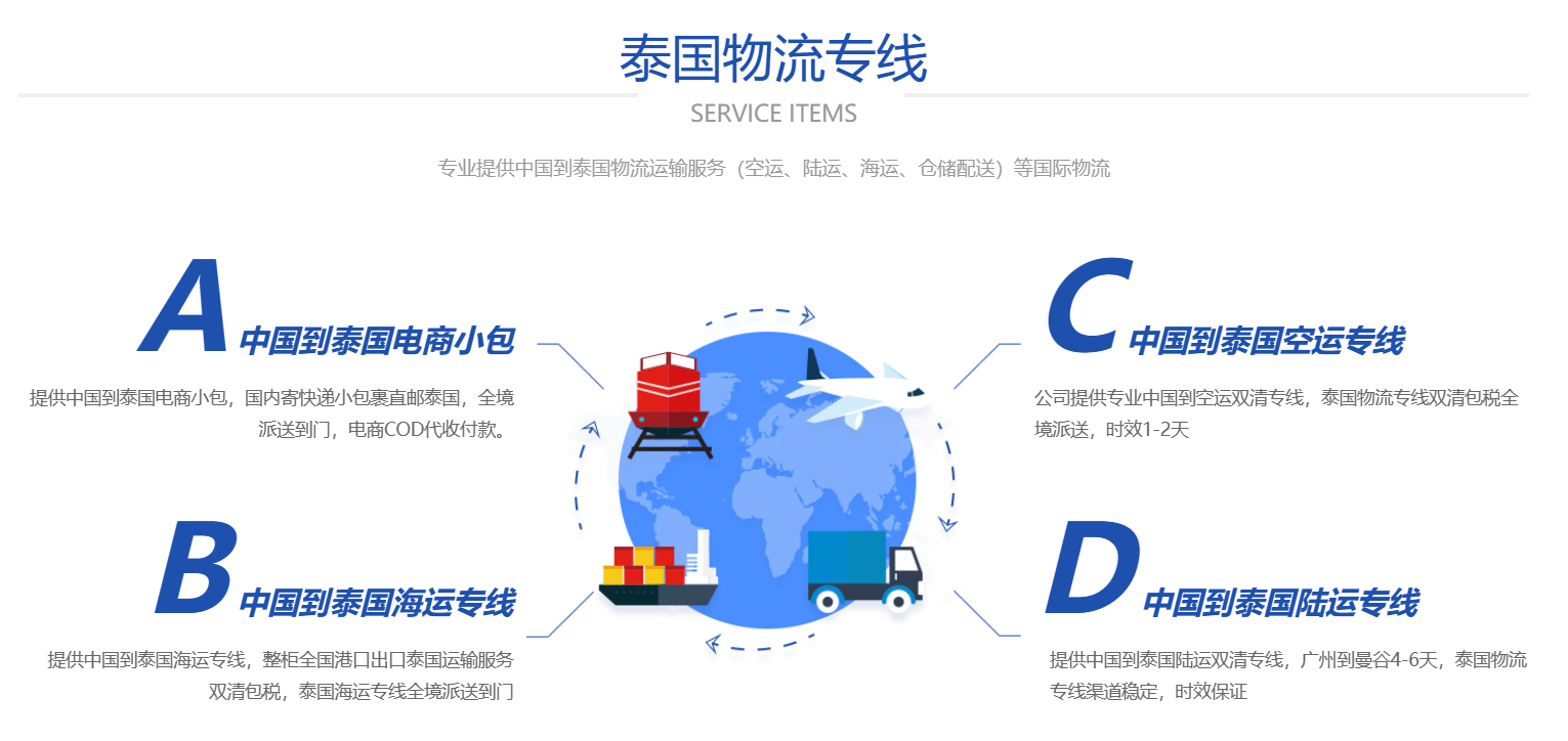 泰國國際貨運(yùn)代理 泰國國際物流 泰國貨運(yùn)公司 泰國物流公司